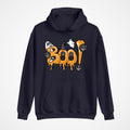 BOO! Halloween Hoodie | Funny Ghost & Skull Design | Spooky Unisex Sweatshirt |