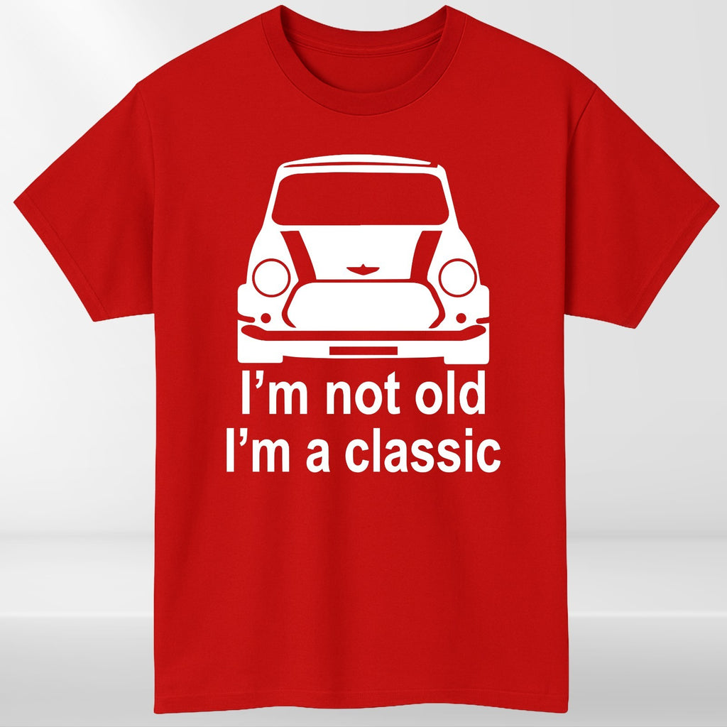 Classic Mini T-Shirt Retro Car Enthusiast Gift Unisex Cotton Tee UK