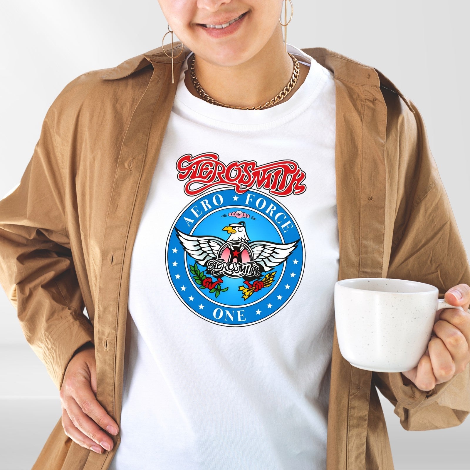 70s Arena  t-shirt Aero Force One Classic Rock Band Music Lovers Gift