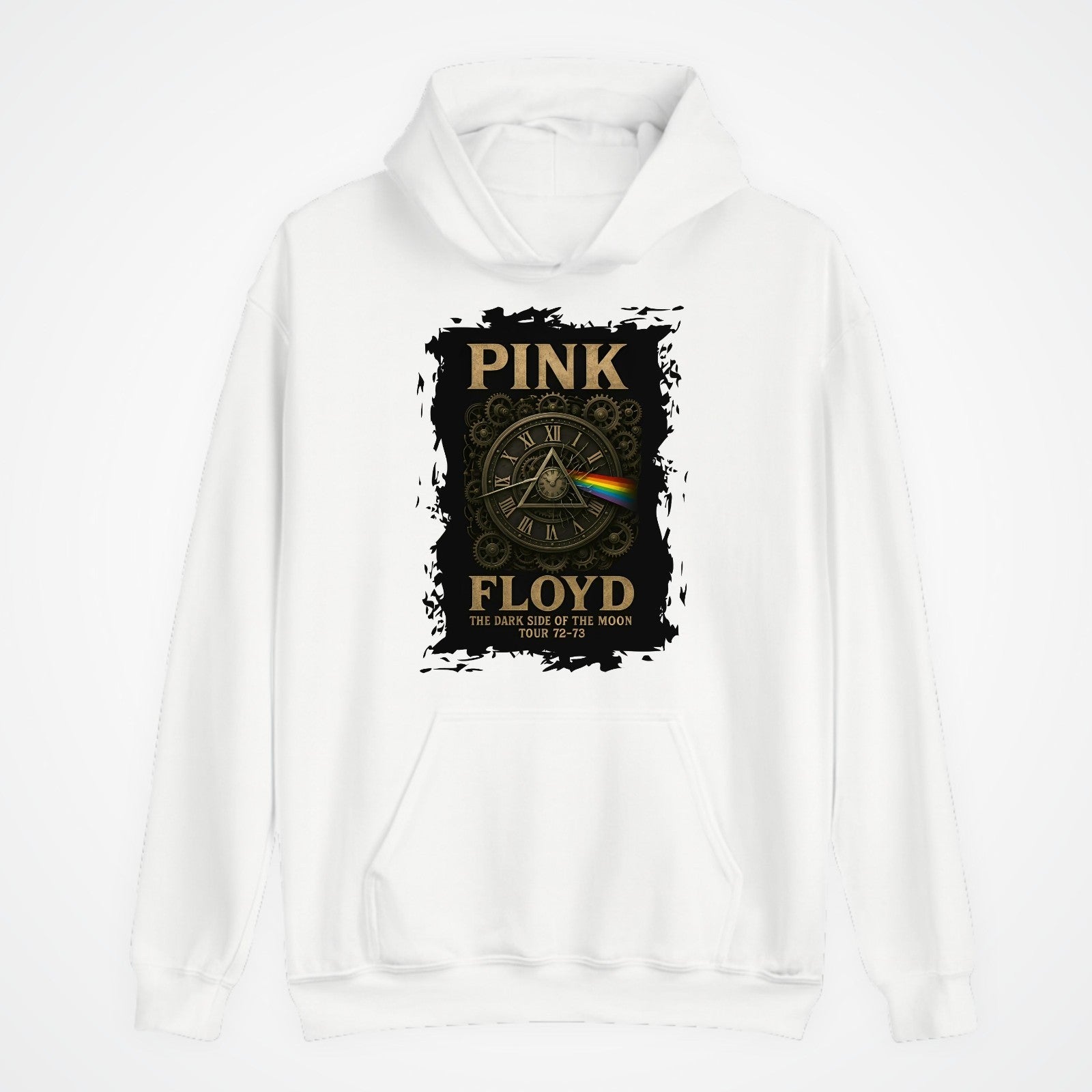 Vintage Psych Hoodie | Dark Side Of The Moon Band Hoodie | Music Gift Top 3Y–4XL