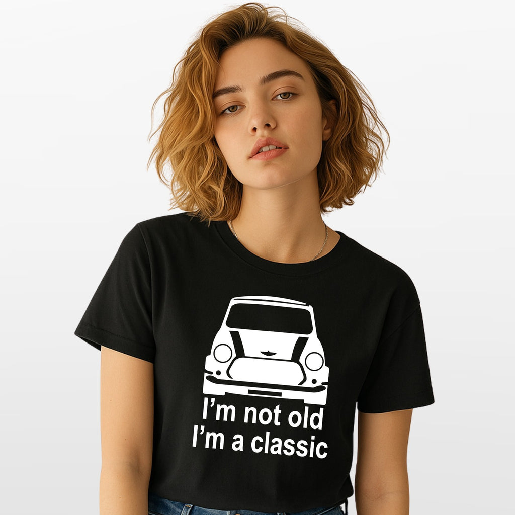 Classic Mini T-Shirt Retro Car Enthusiast Gift Unisex Cotton Tee UK