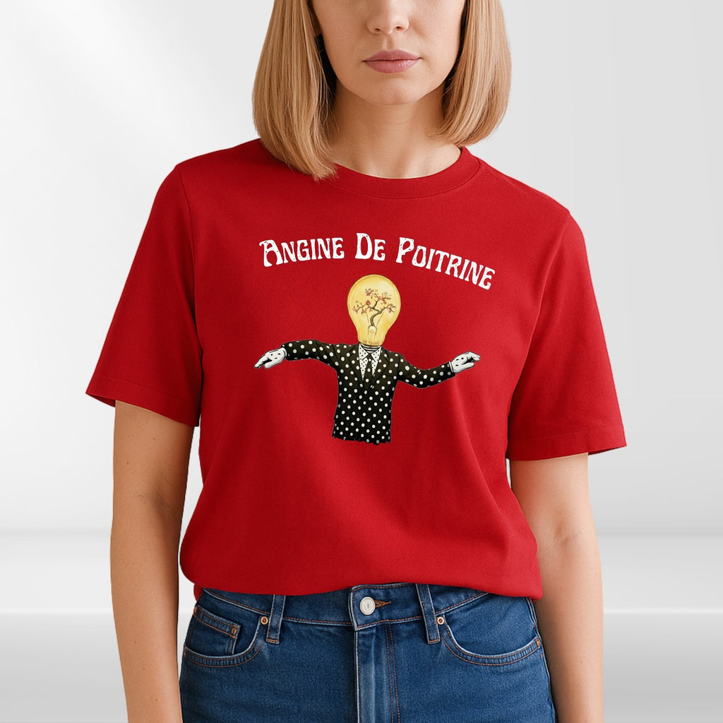 Angine De Poitrine Abstract Art T‑Shirt – Geometric Polka Dot Graphic T Shirt UK