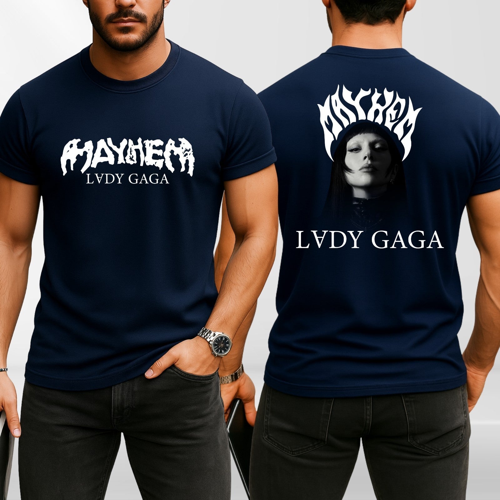 Edgy Music Fan Graphic T-Shirt | Mayhem Style Gothic Rock Tee | Unisex Fashion T