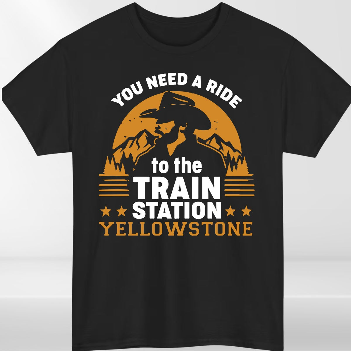 You Need A Ride To The Train Station Novelty Graphic T Shirt TV Series Inspired