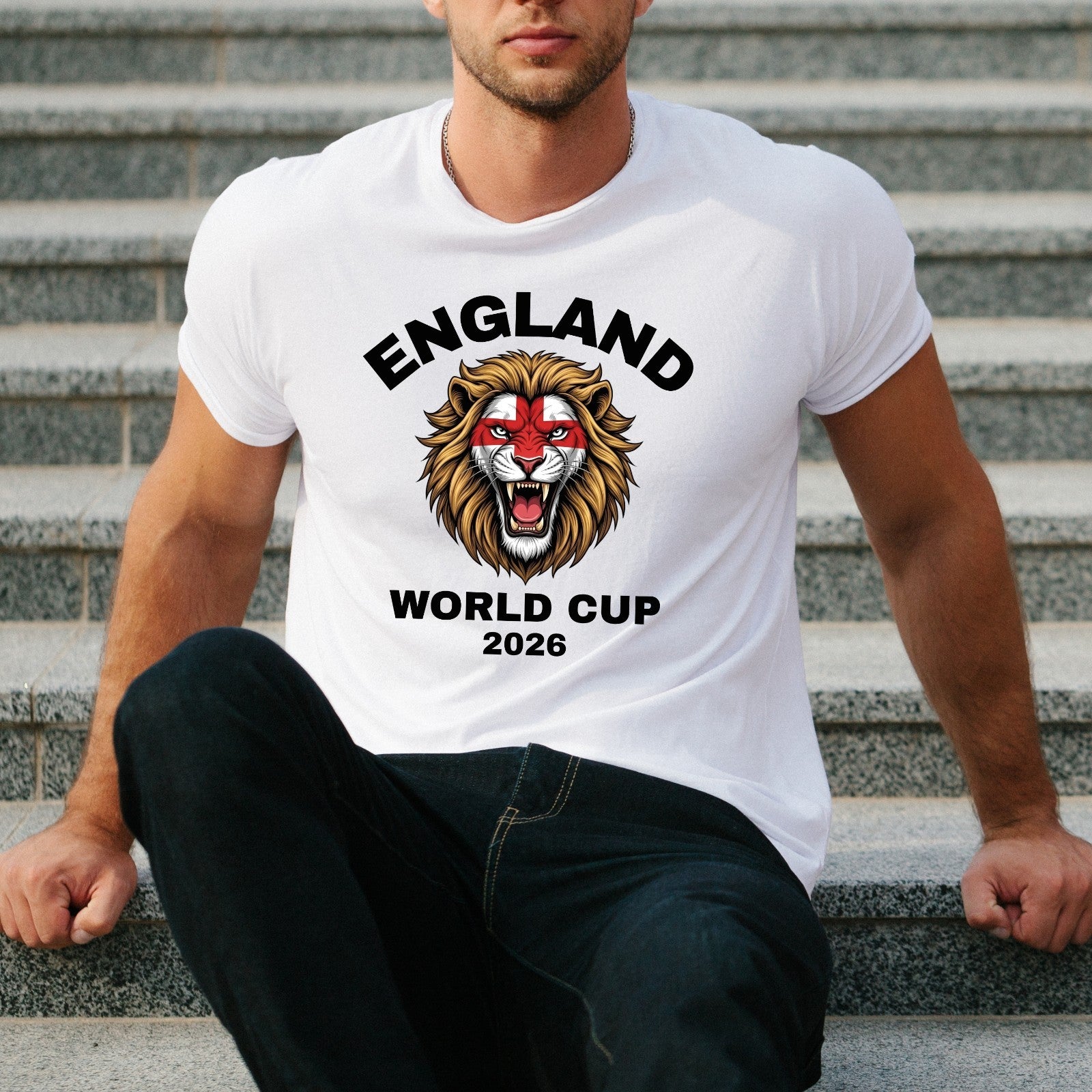 ENGLAND World Cup 2026 Adult T-Shirt Football Coming Home Soccer Unisex Tee