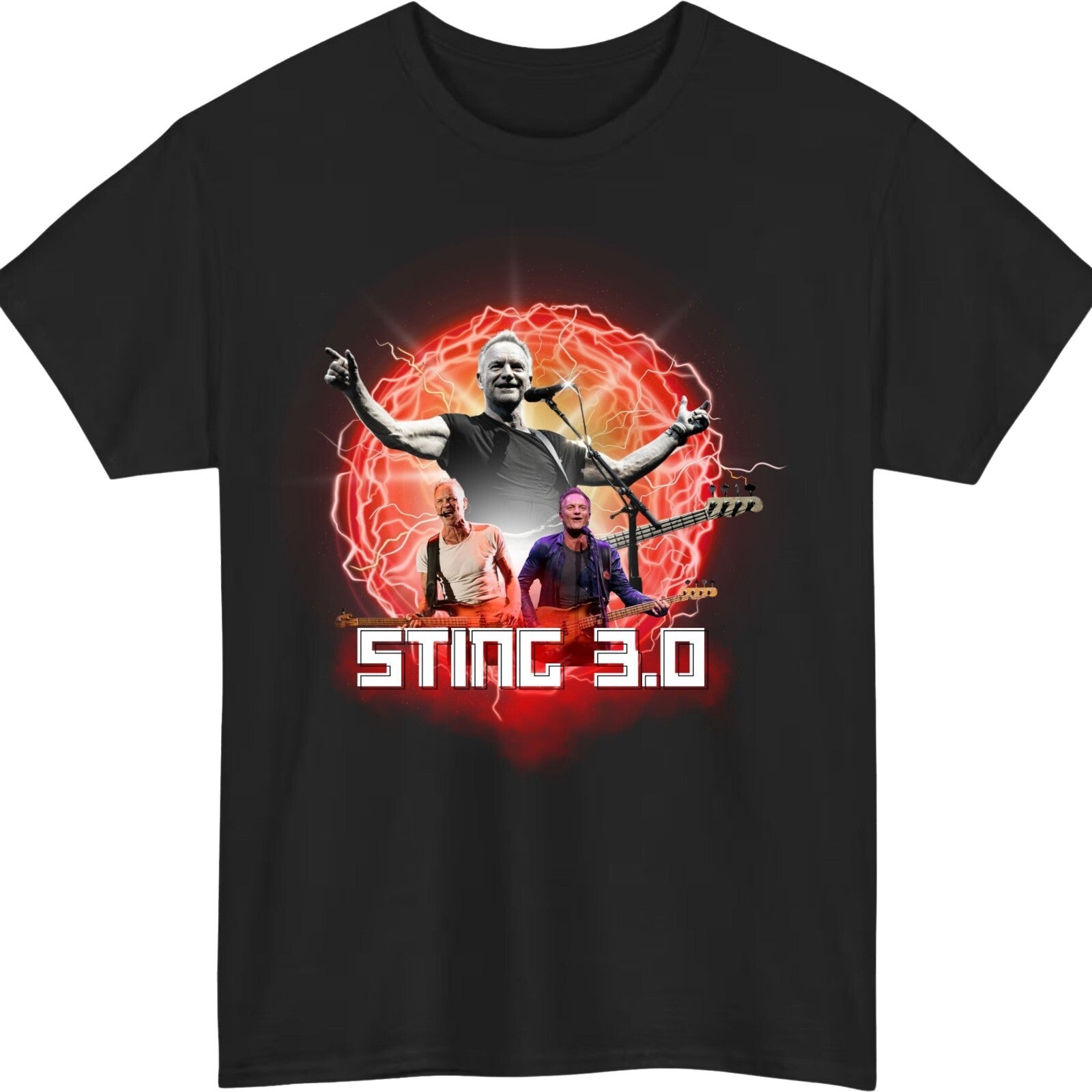 Sting 3.0 Tour T-Shirt, Sting Concert T-Shirt Sting 3.0 Tour tee Sting 2025 tour