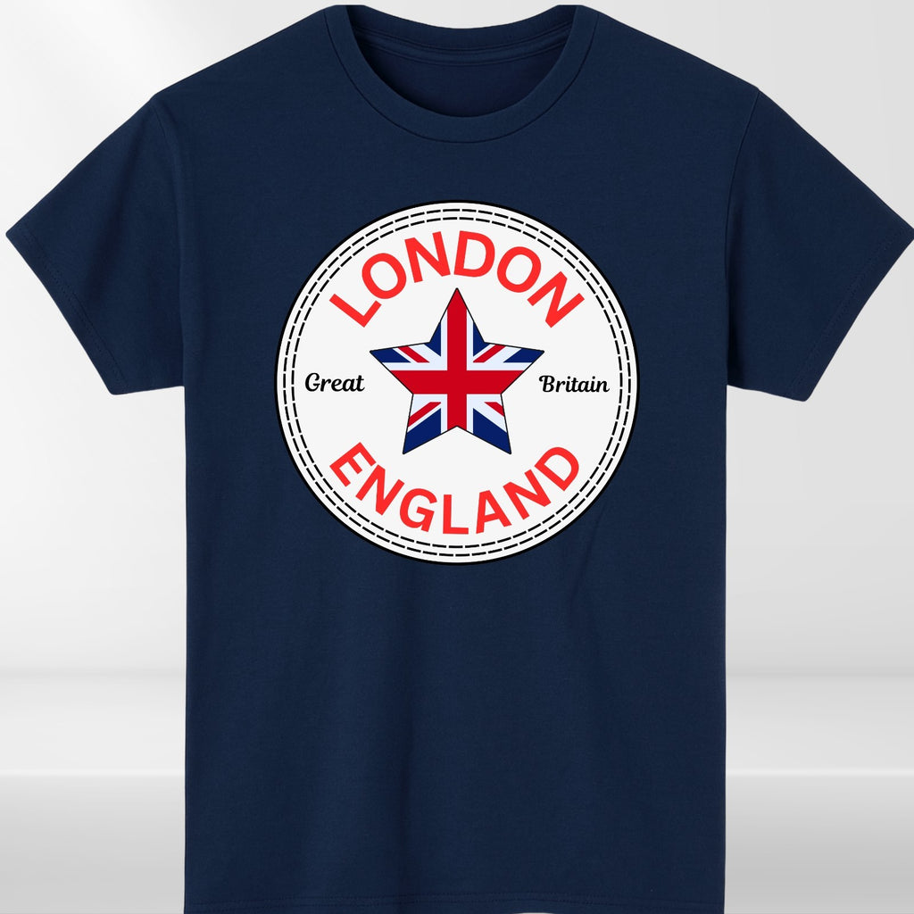 London England T shirt Union Jack Converse Printed Adult Souvenir Unisex Tees