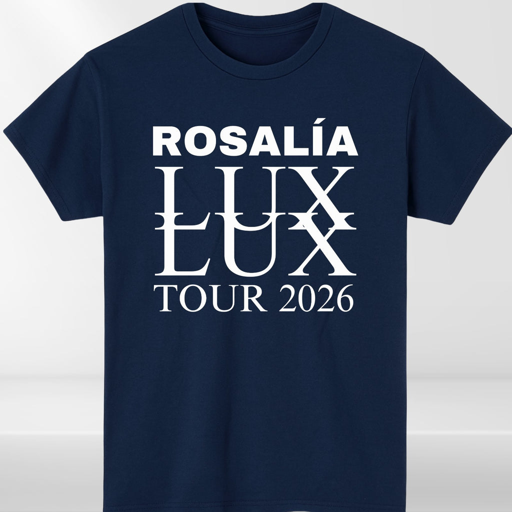 Rosalía LUX Tour 2026 T-Shirt Unisex Music Concert Tee Pop Fan Graphic Top