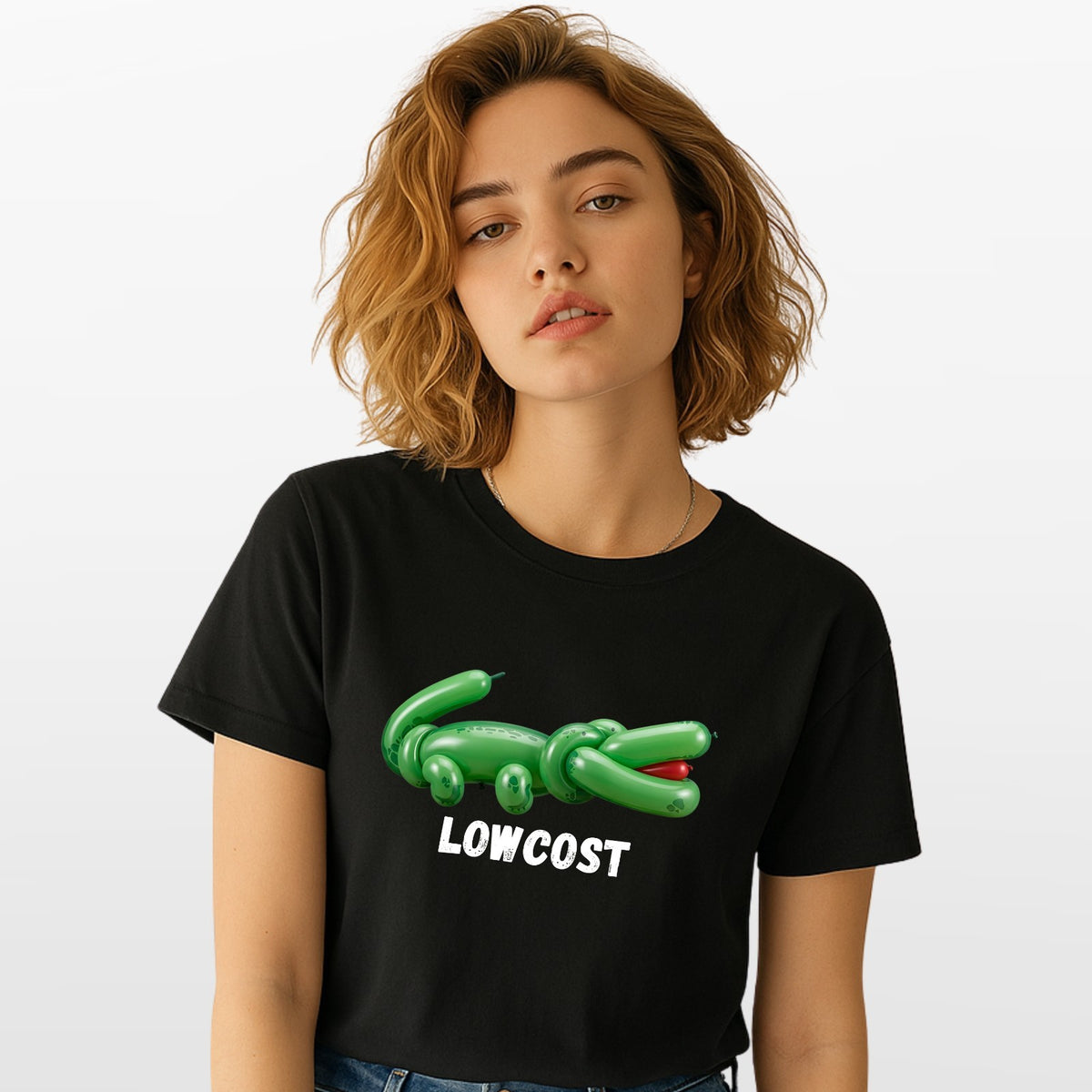 Funny Crocodile Parody T Shirt Balloon Graphic Novelty Unisex Gift Tee UK