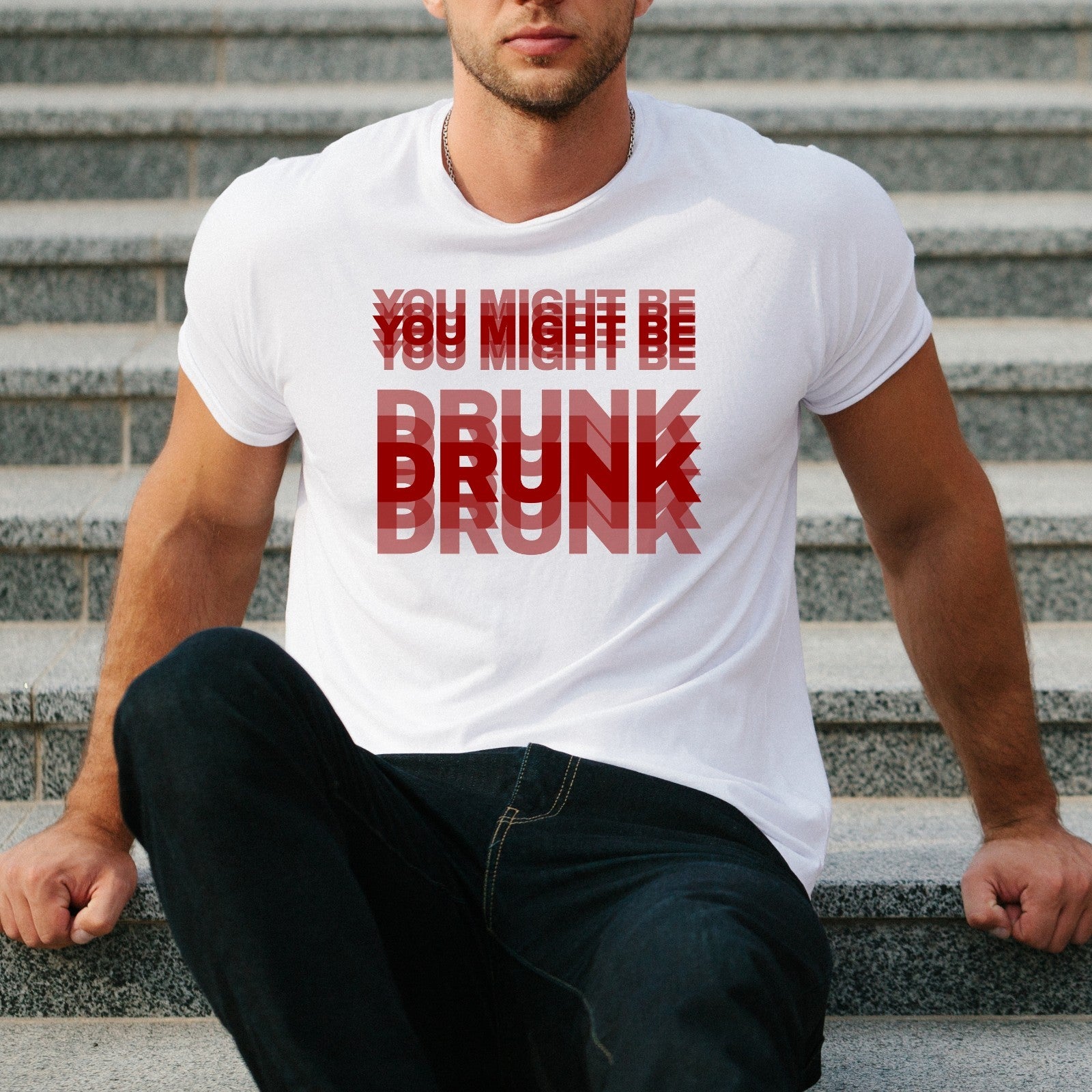You Might Be Drunk Funny T Shirt Humour Meme Graphic Unisex Gift Tee UK