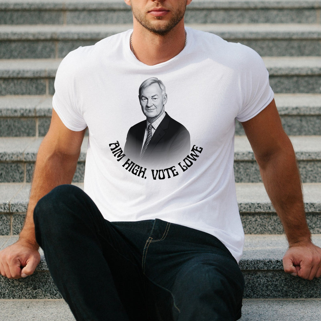 Rupert Lowe Tshirt | Aim High Vote Lowe Politics Shirt | Restore Britain Tee Top