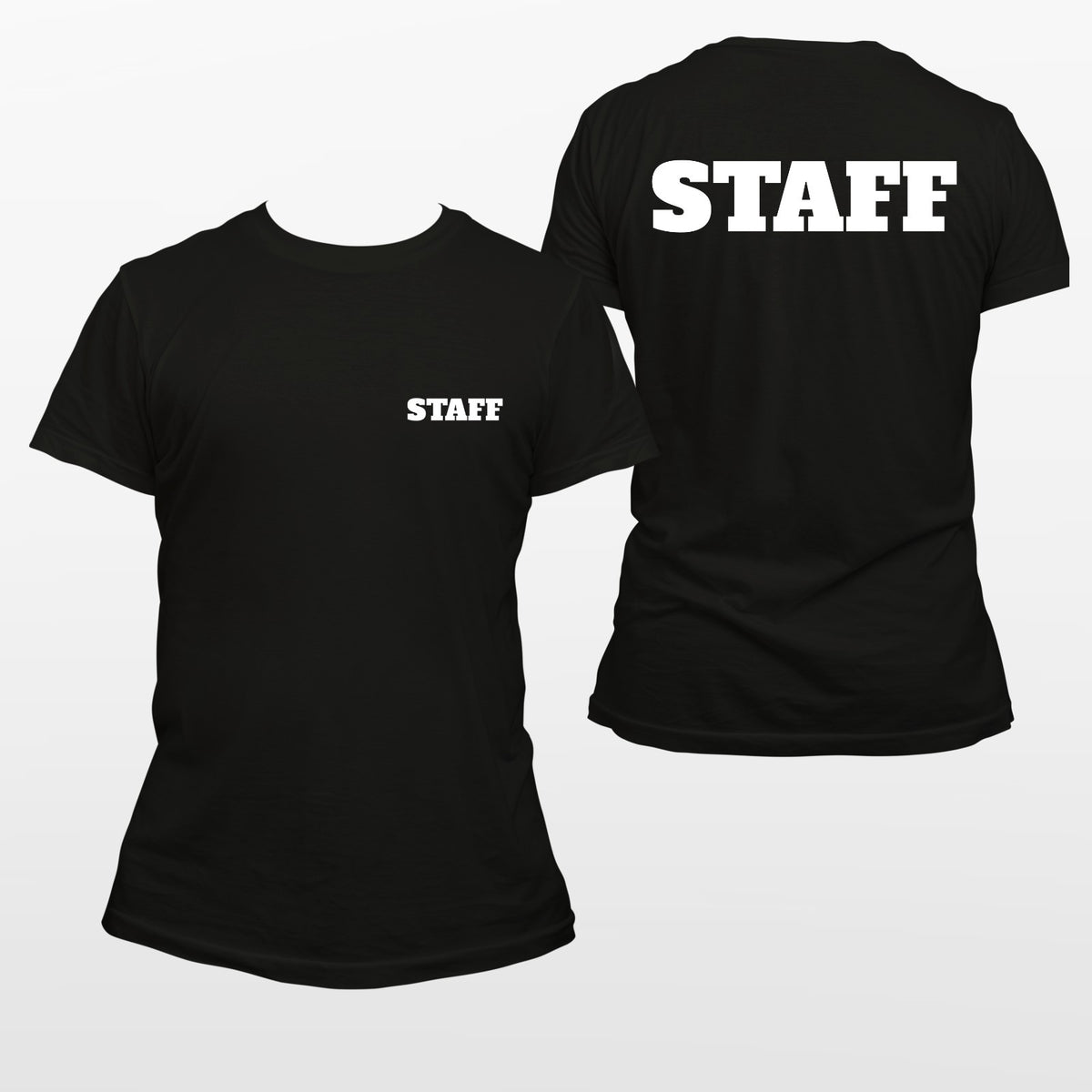 Personalized T-Shirt Event Staff T Shirt Custom Print Unisex Tee