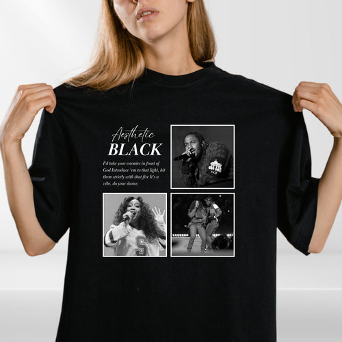 Aesthetic Black Music Inspired T-Shirt – Unisex Fit – 5 Color Options
