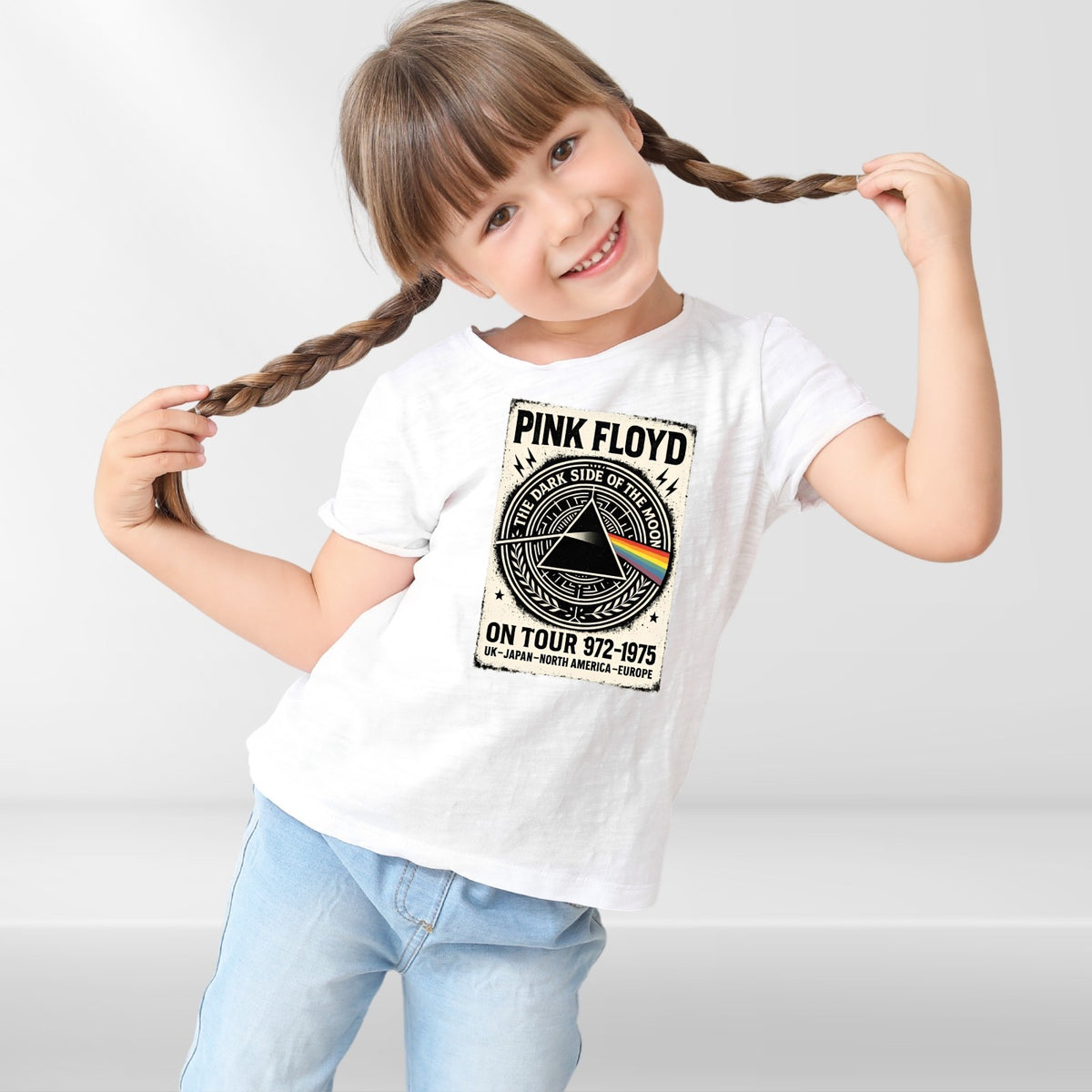 Floyd T Shirt Dark Side Of The Moon Pink Album Tee New 2025 Unisex Rainbow Shirt