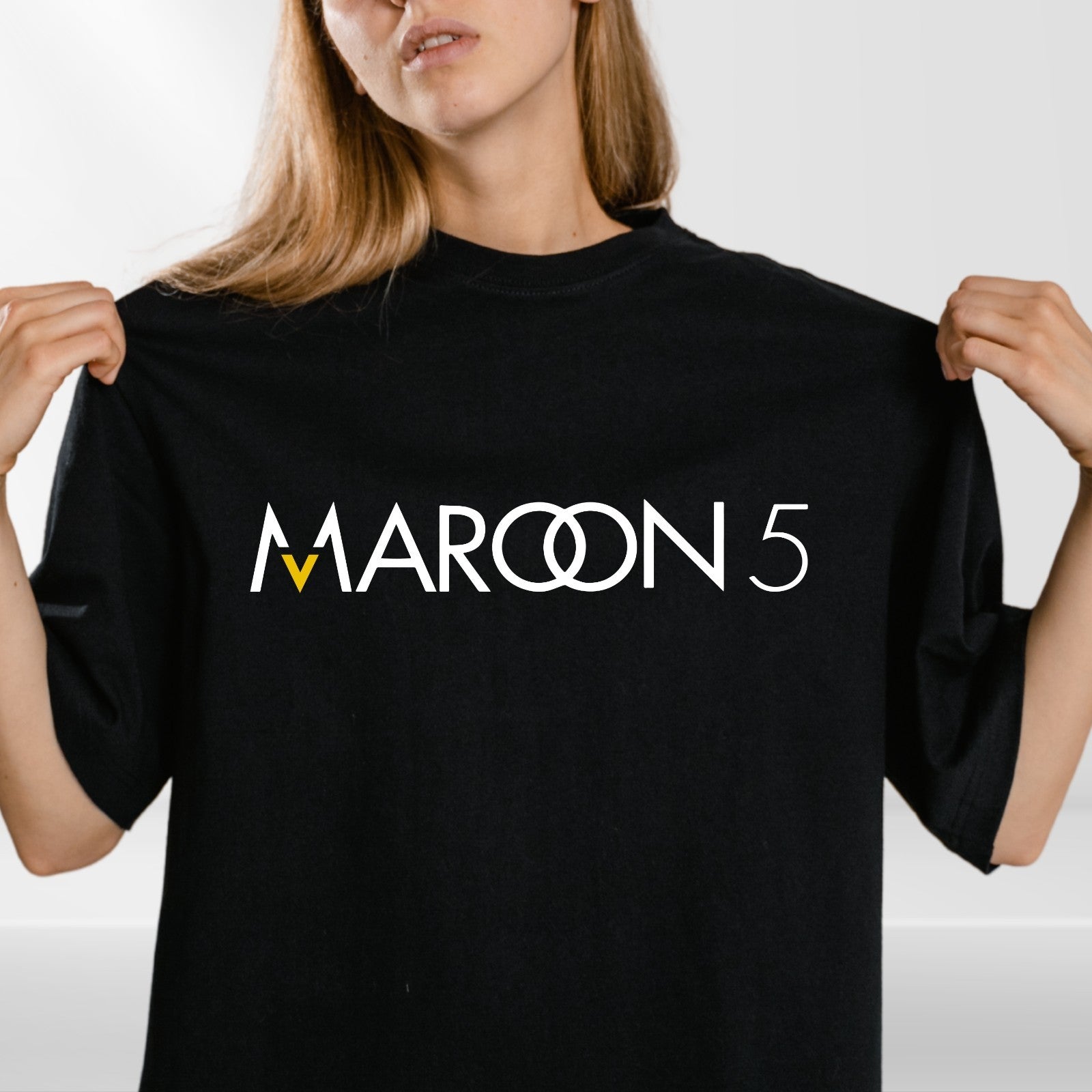 Maroon 5 T Shirt Black Concert Tour Music Band Unisex Cotton Tee Festival UK