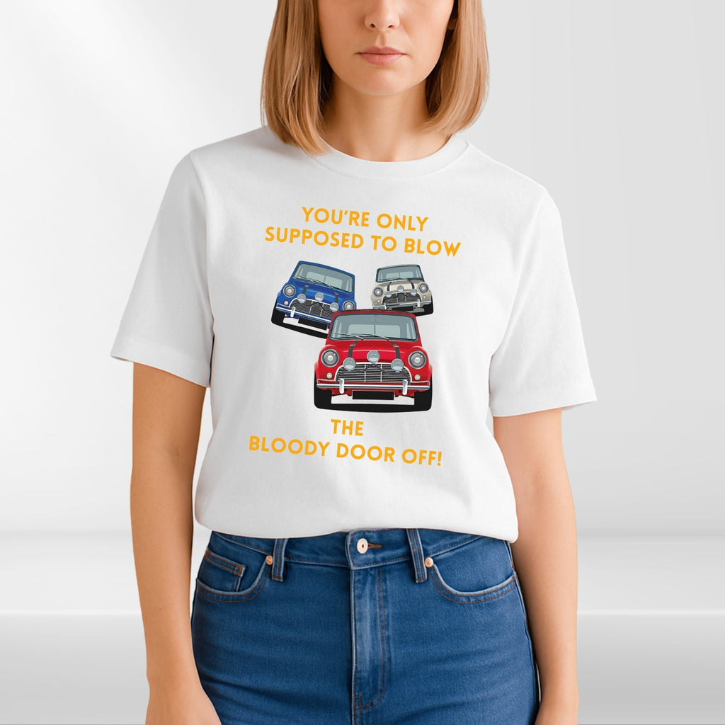 Retro Mini Cooper Quote T Shirt Classic British Car Lover Vintage Gift Tee UK