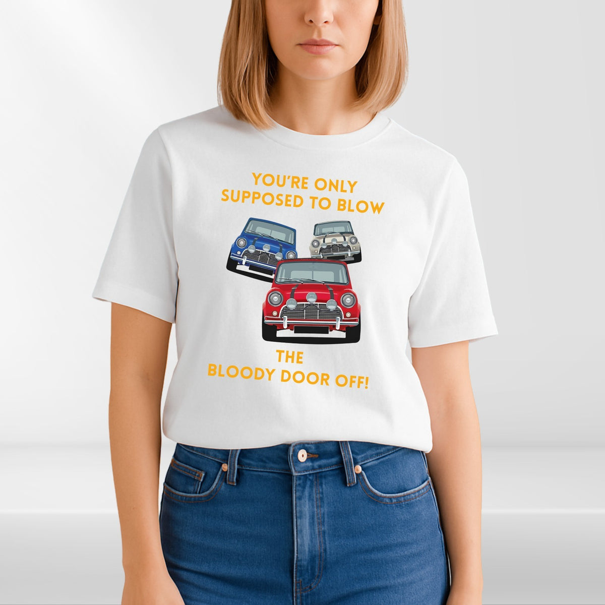 Retro Mini Cooper Quote T Shirt Classic British Car Lover Vintage Gift Tee UK