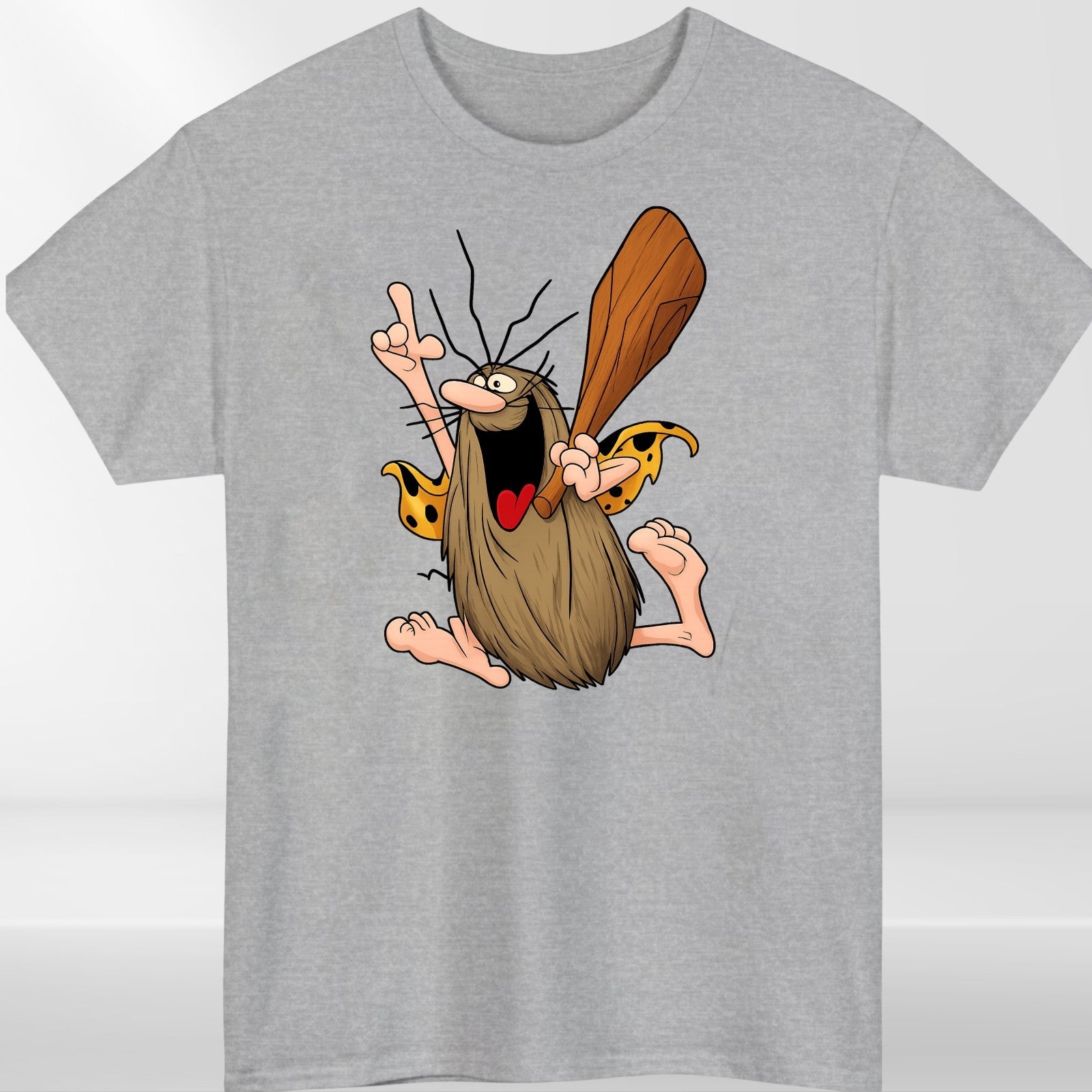 Vintage Captain Caveman Cartoon T-Shirt Retro Hanna Barbera Graphic Gift Tee Top