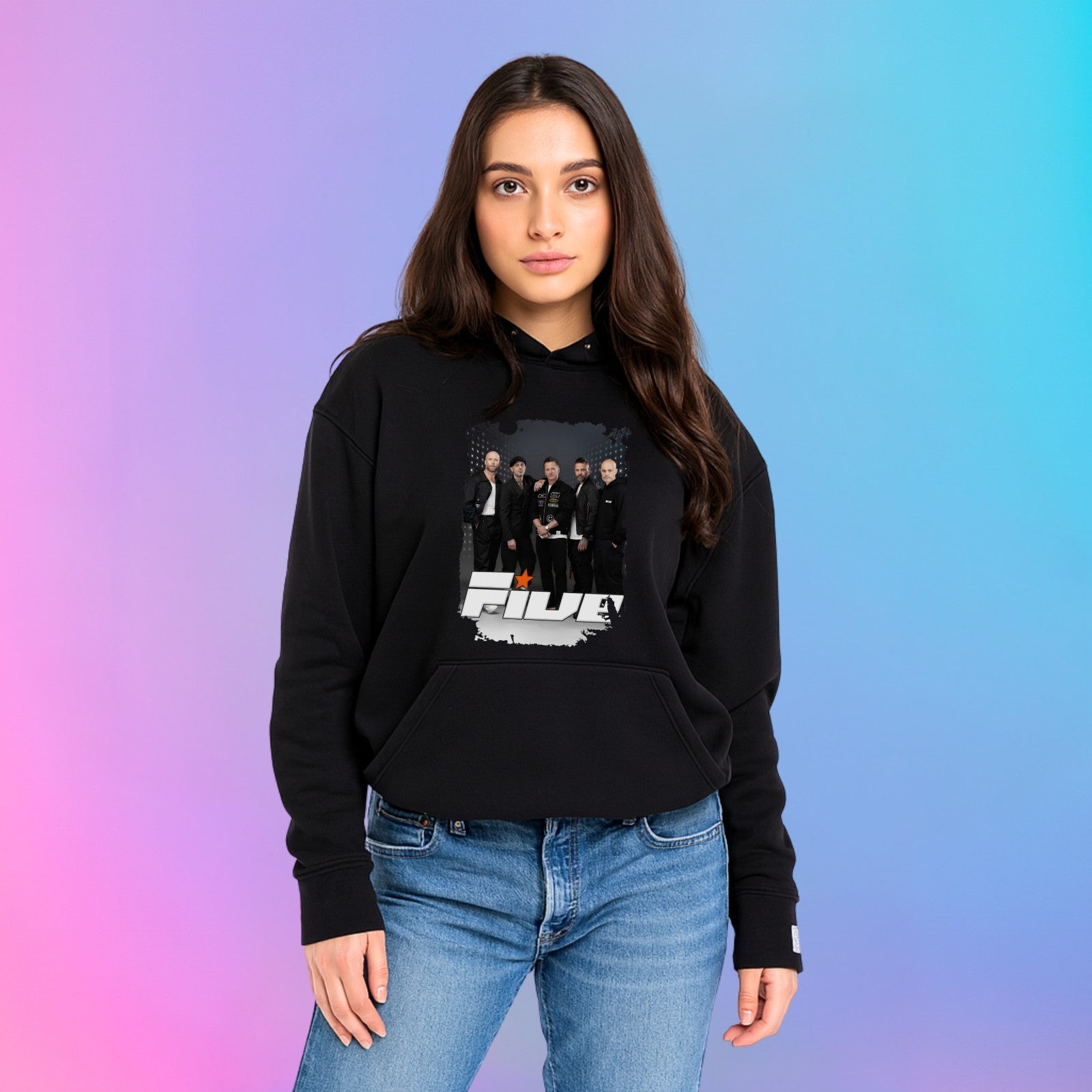 Five Keep On Movin Tour Concert 2025 Music Band Adult & Kids Reunion Uk Hoodie