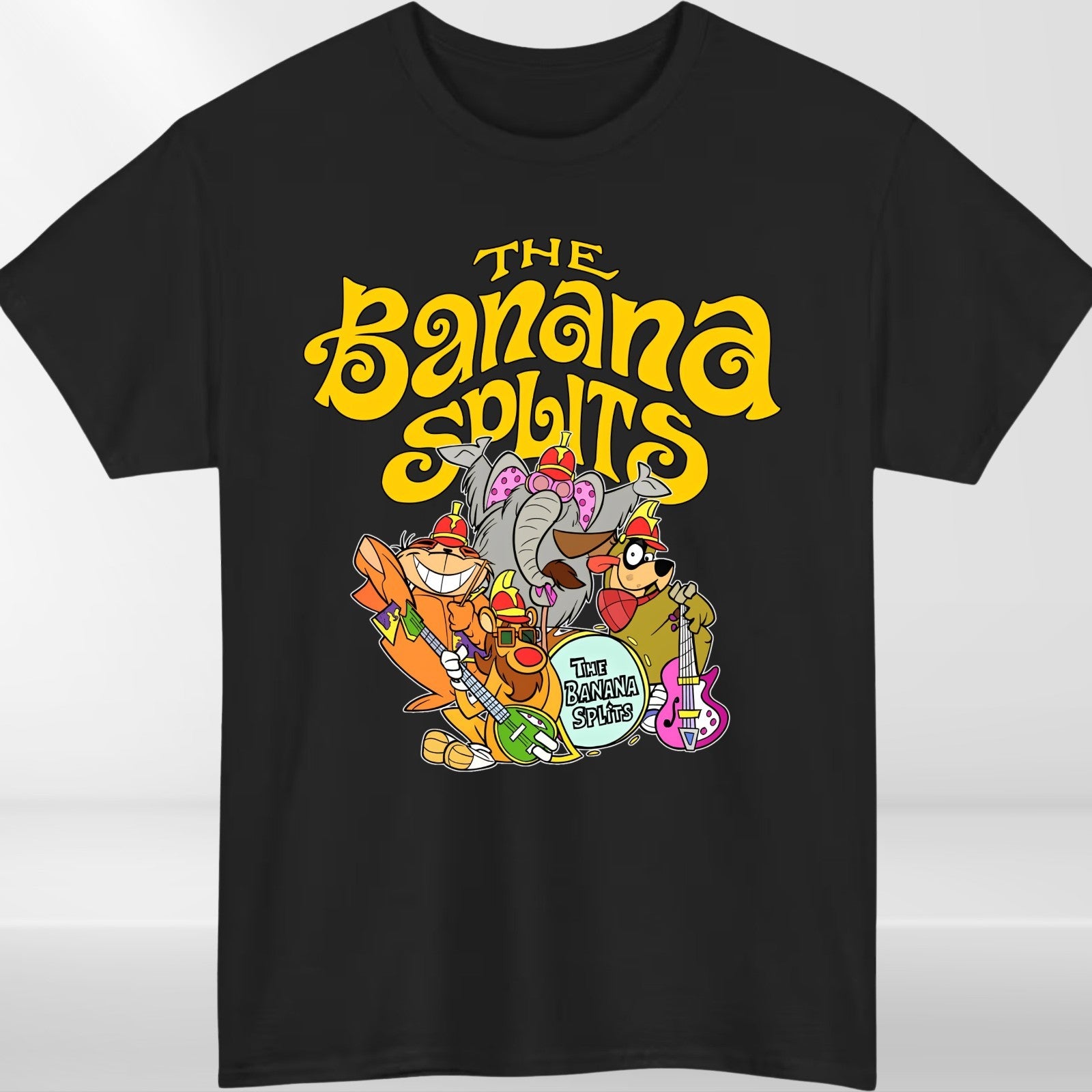 The Banana Splits Funny Cartoon Meme Animals Lover Gifts Vintage Unisex T-Shirt