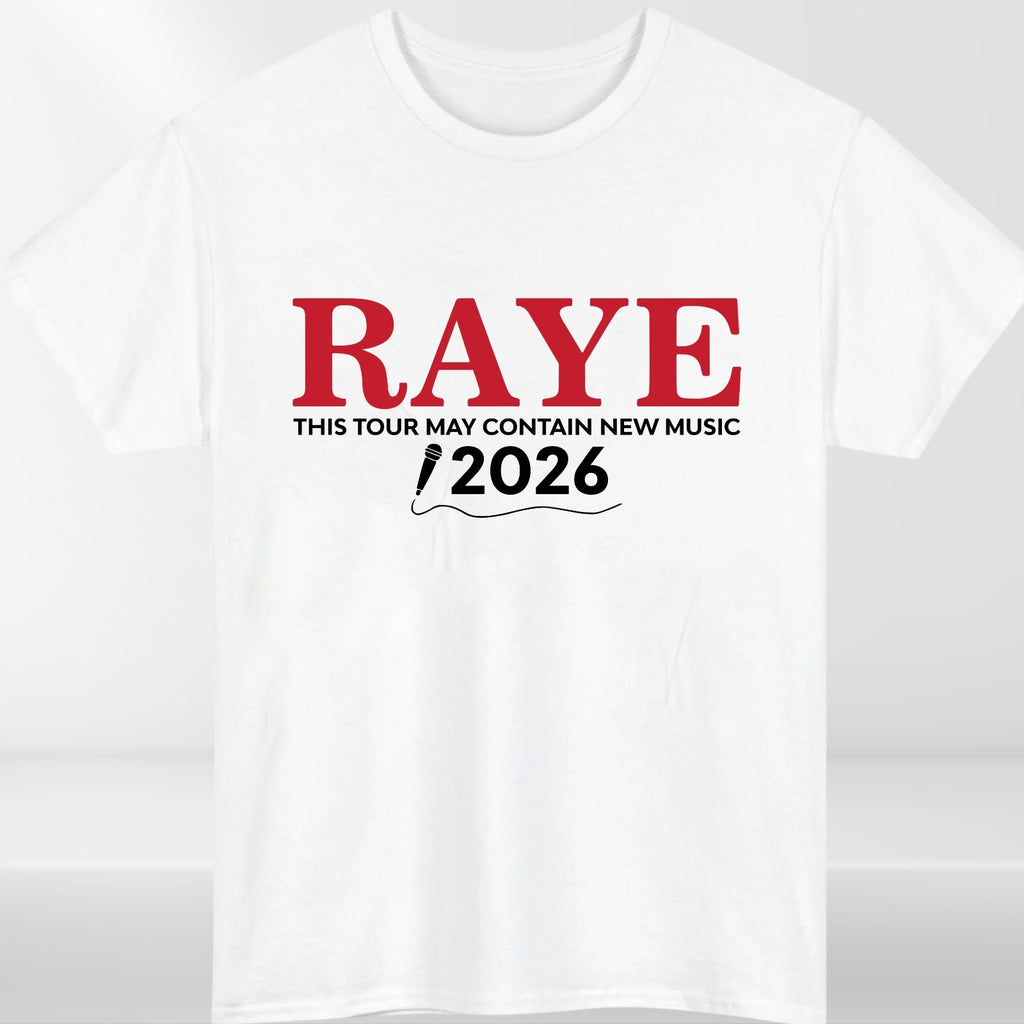 RAYE 2026 UK Tour T-Shirt This Tour May Contain New Music Concert Fans Gift Top