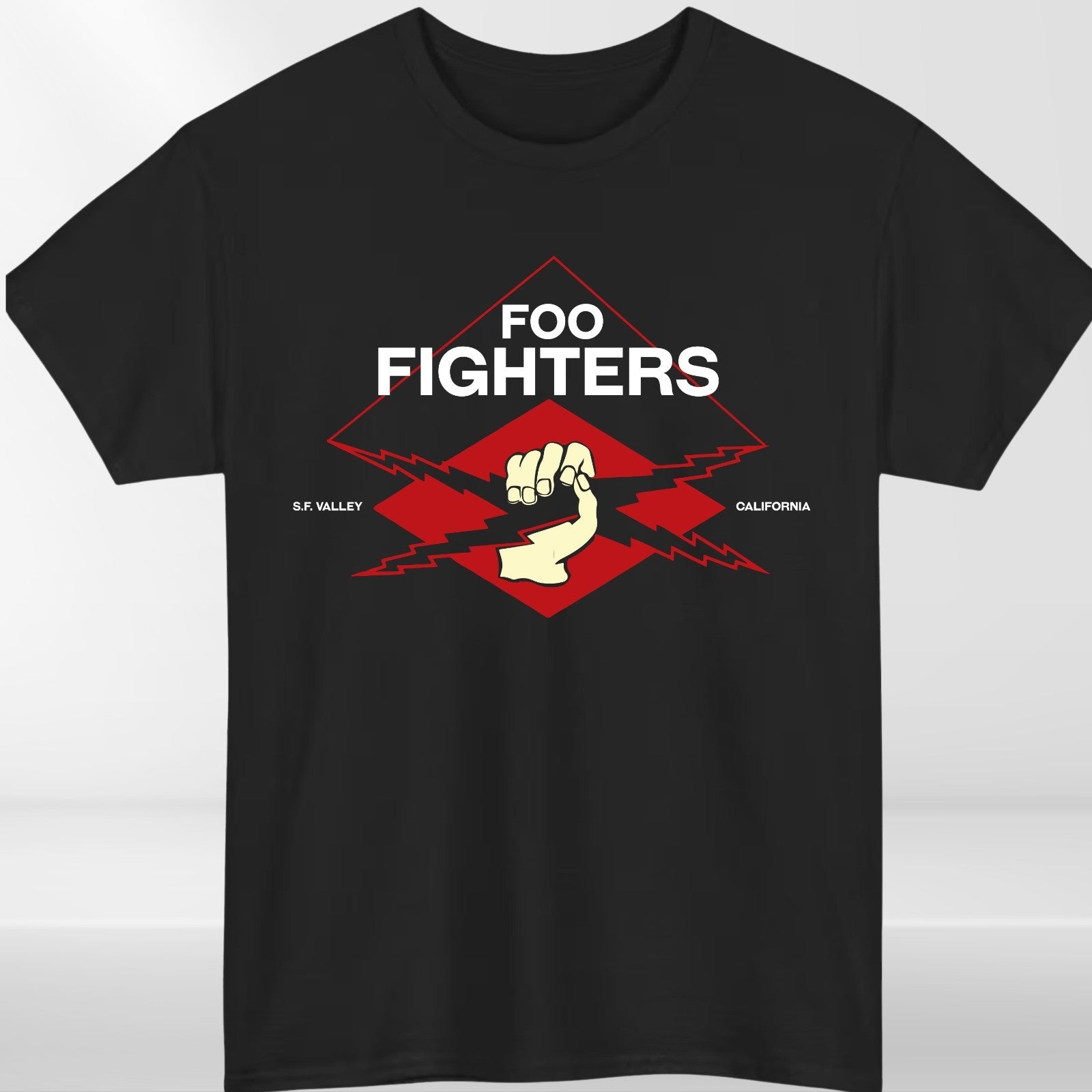 Foo Fighters T Shirt Dave Grohl Rock Band Logo Graphic Unisex Cotton Tee UK