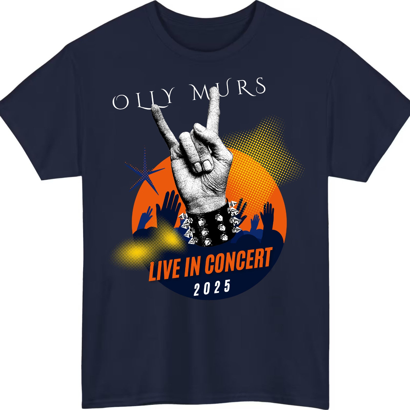 Olly Murs 15 Years of Hits T-Shirt Design B product view 4
