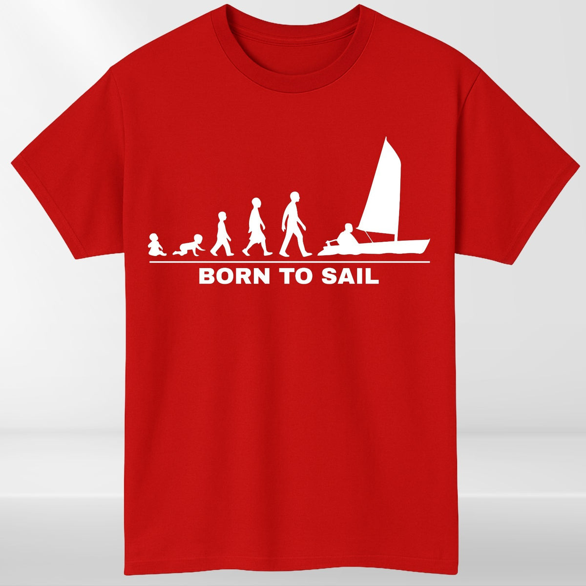 Born To Sail Baby T Shirt Babygrow Sailing Boat Funny Baby Gift Outfit UK