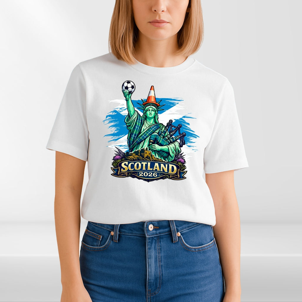 Scotland Football World cup Liberty Cone T shirt 2026 Unisex Kids Gift Tee