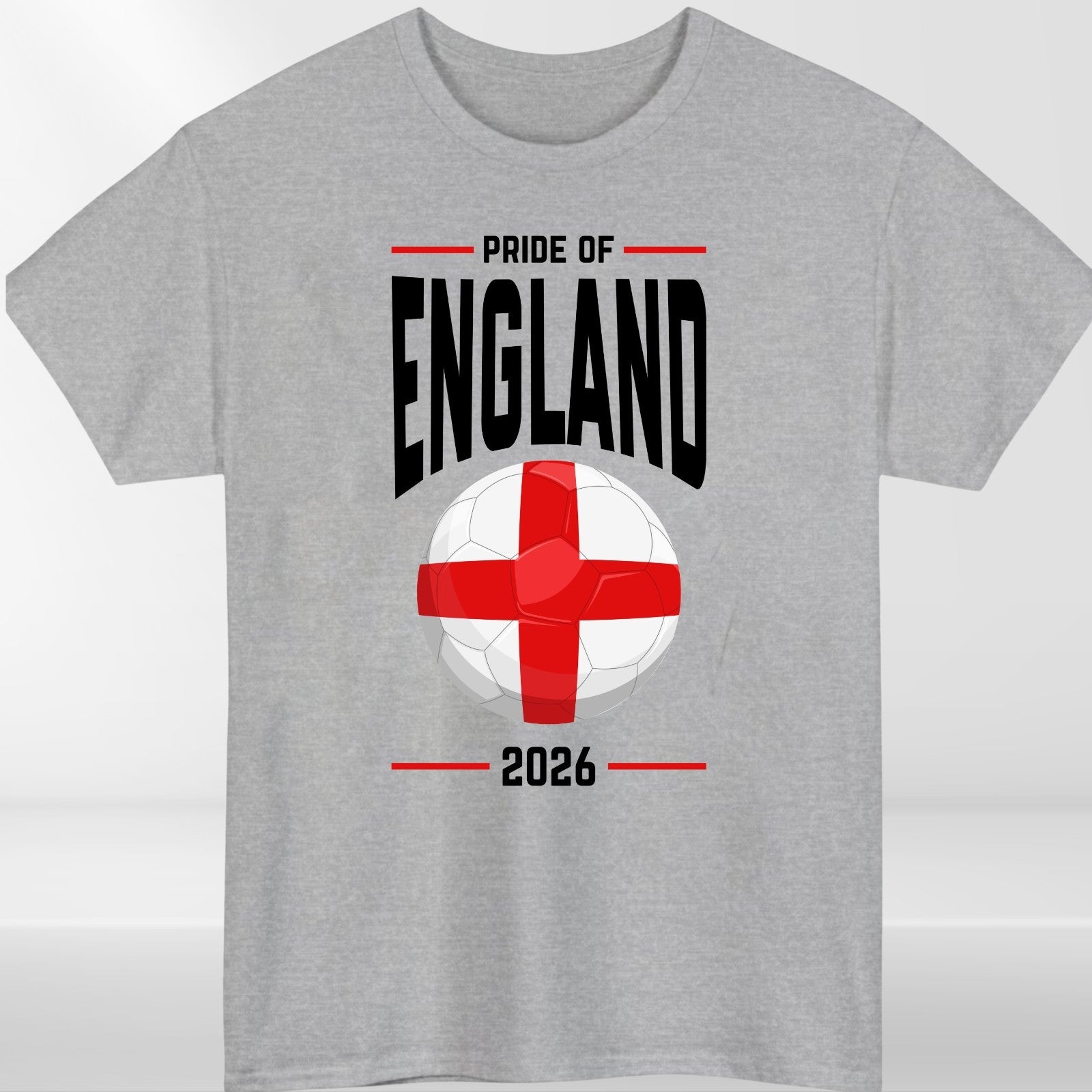 England Football Supporters T-Shirt 2026 St George Flag Unisex Fan Graphic Tee