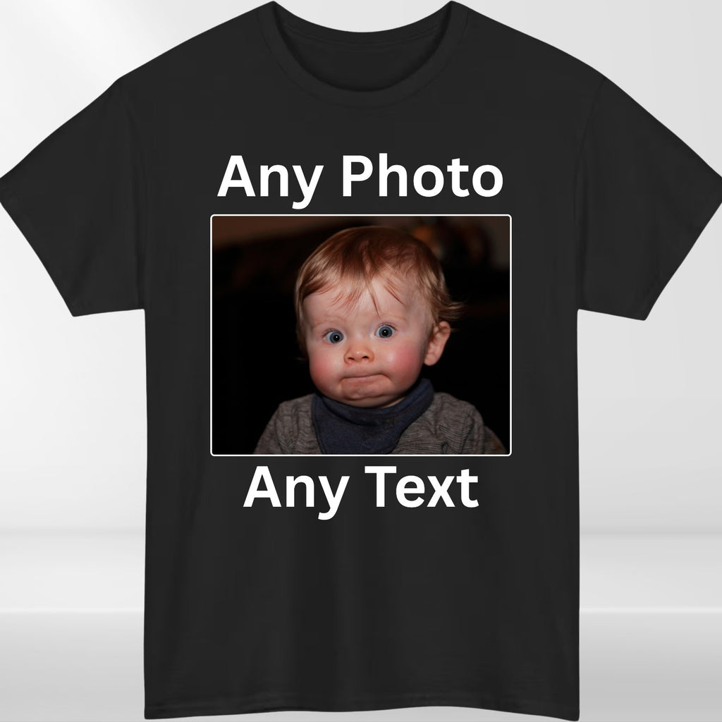 Personalised T-Shirt Custom Printed Your Text Photo Logo Stag Do Hen Party Top