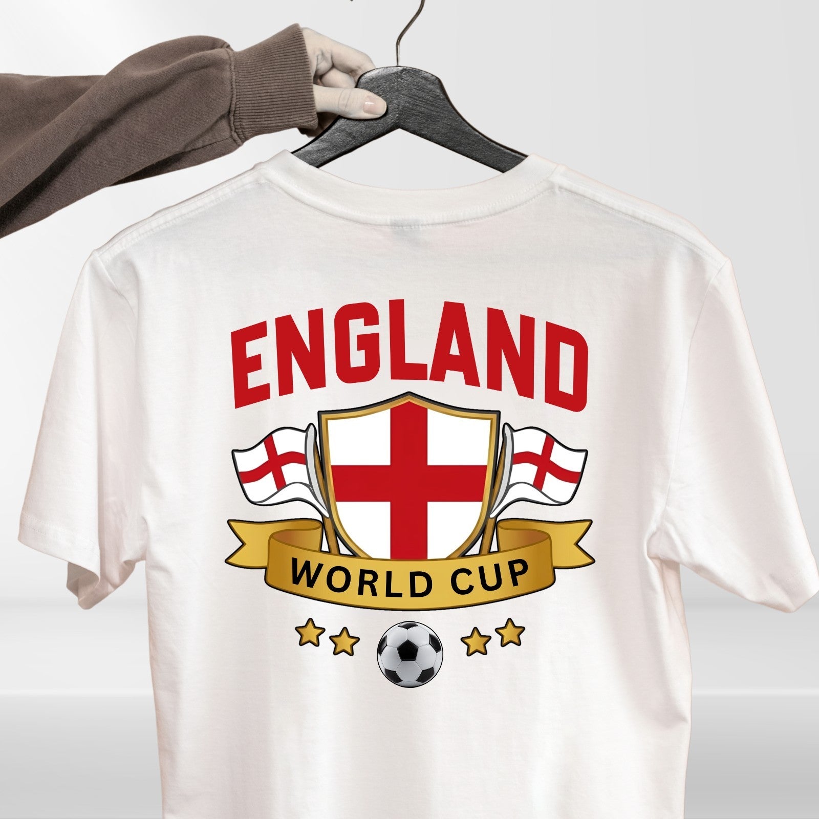 England Football T Shirt 2026 Football Fans Adult Kids Tee Gift Top