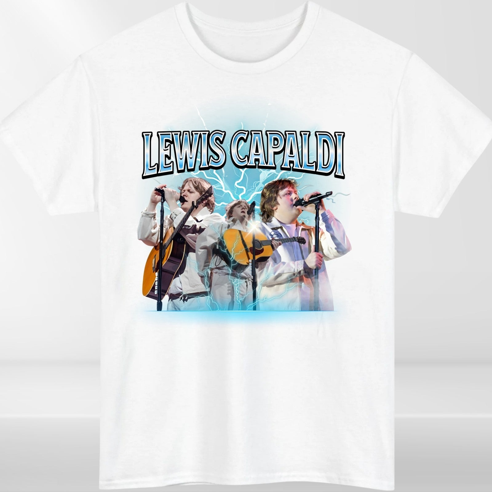 Retro UK Pop Singer Style Vintage T-Shirt product view 2