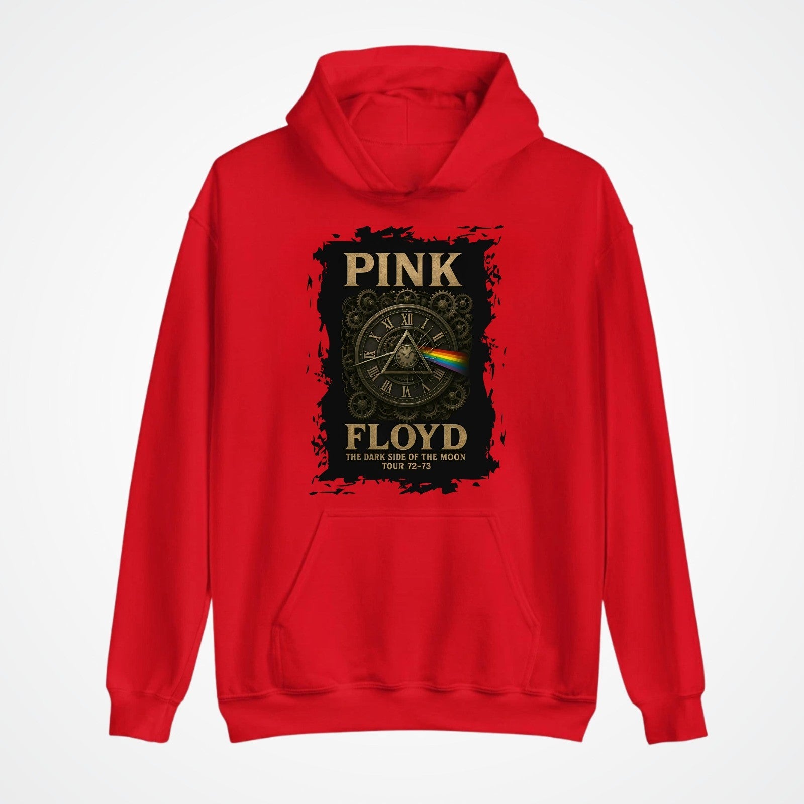 Vintage Psych Hoodie | Dark Side Of The Moon Band Hoodie | Music Gift Top 3Y–4XL