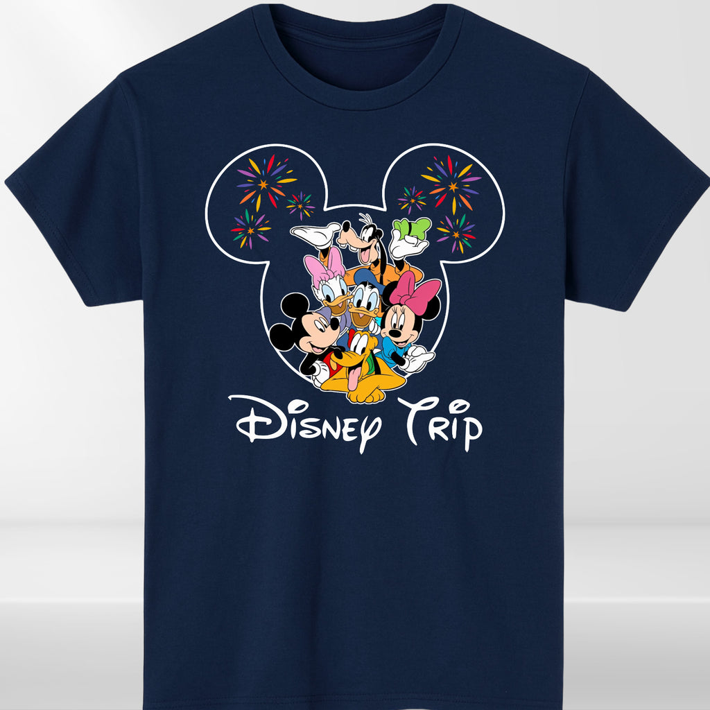 Disney 2026 Family Trip Shirts Mickey Minnie Matching Disneyland Vacation