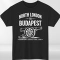 North London to Budapest T-Shirt Champions League Final 2026 - Football Fan Gift