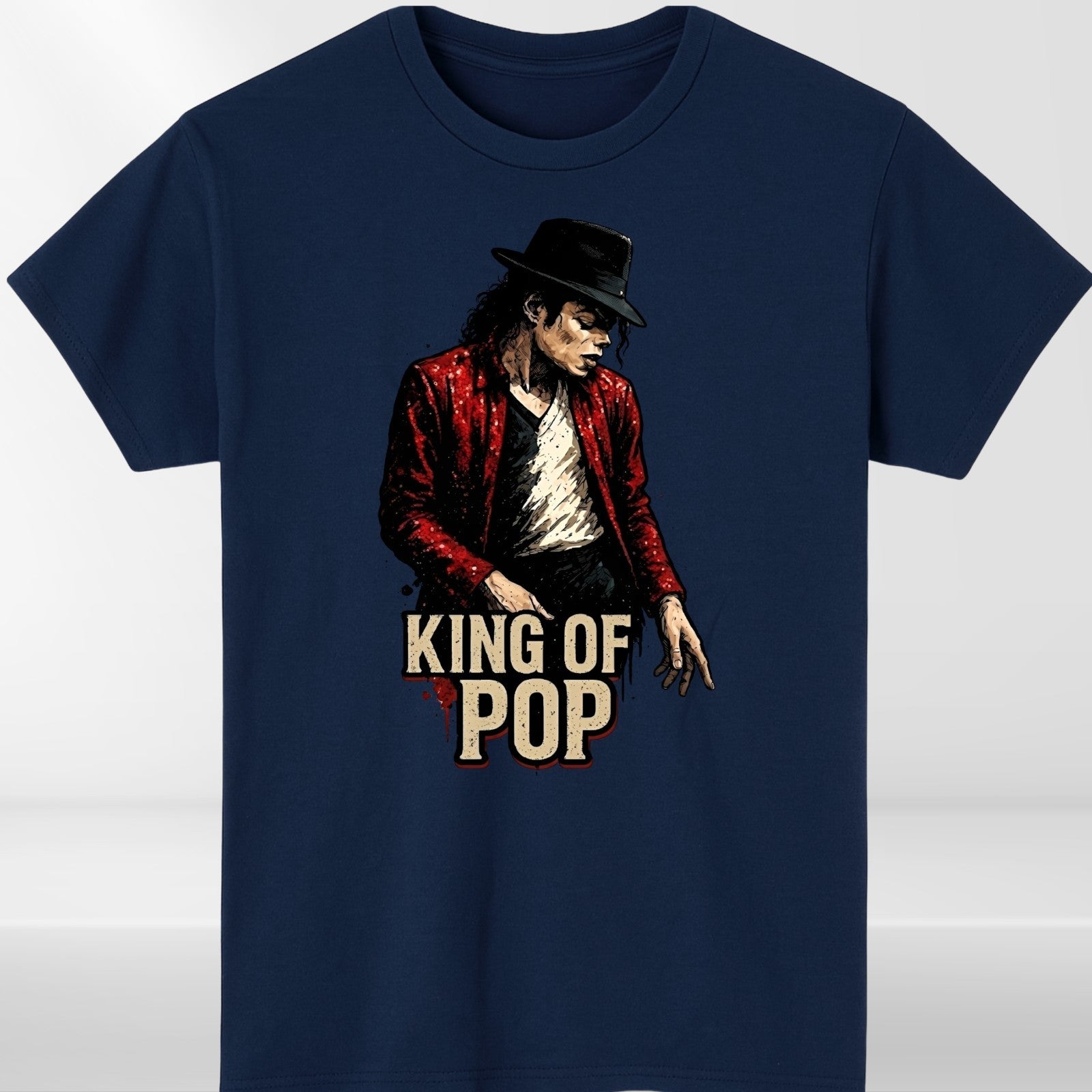 Michael Jackson Inspired King of Pop T-Shirt Music Fan Unisex Graphic Tee UK