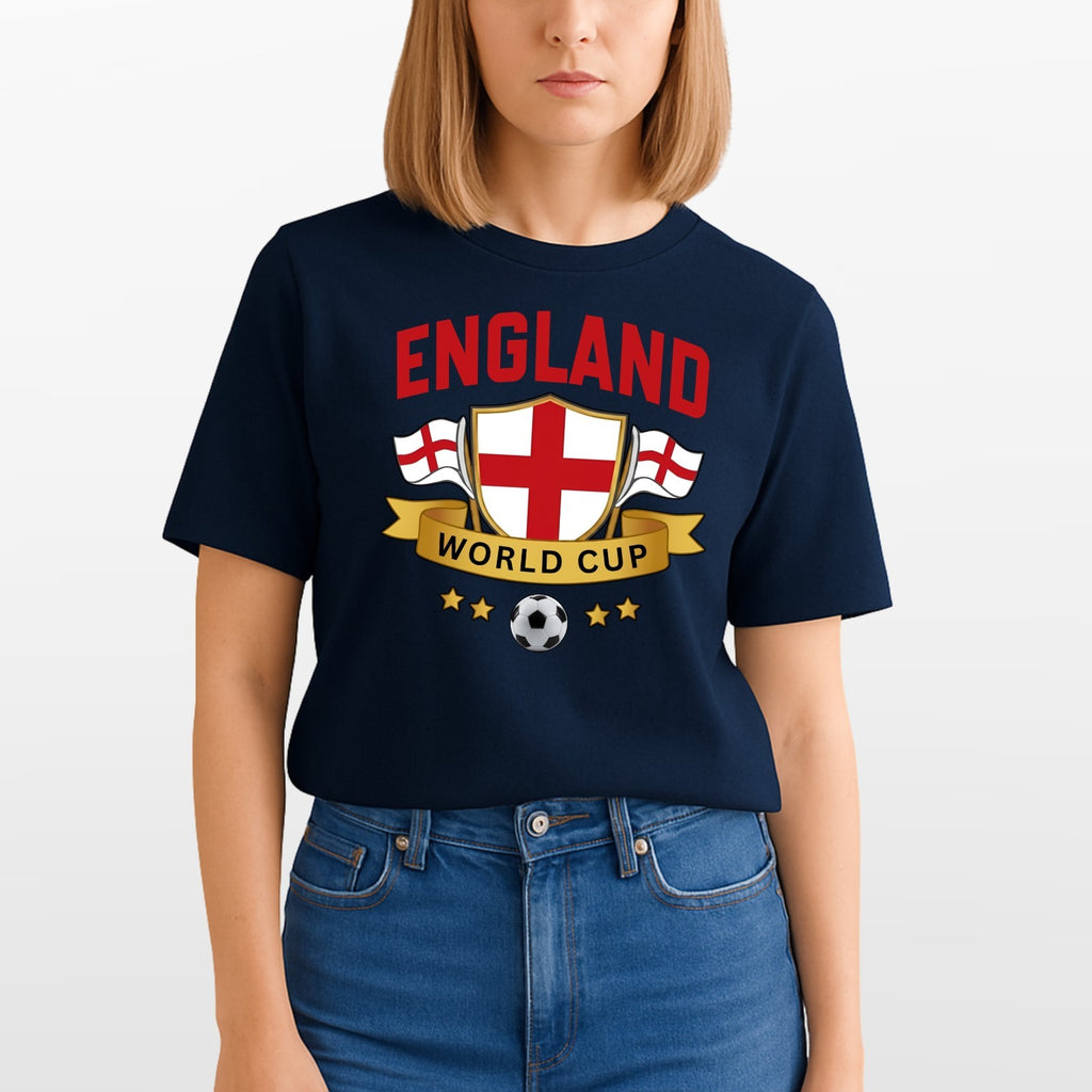 England Football T Shirt 2026 Football Fans Adult Kids Tee Gift Top