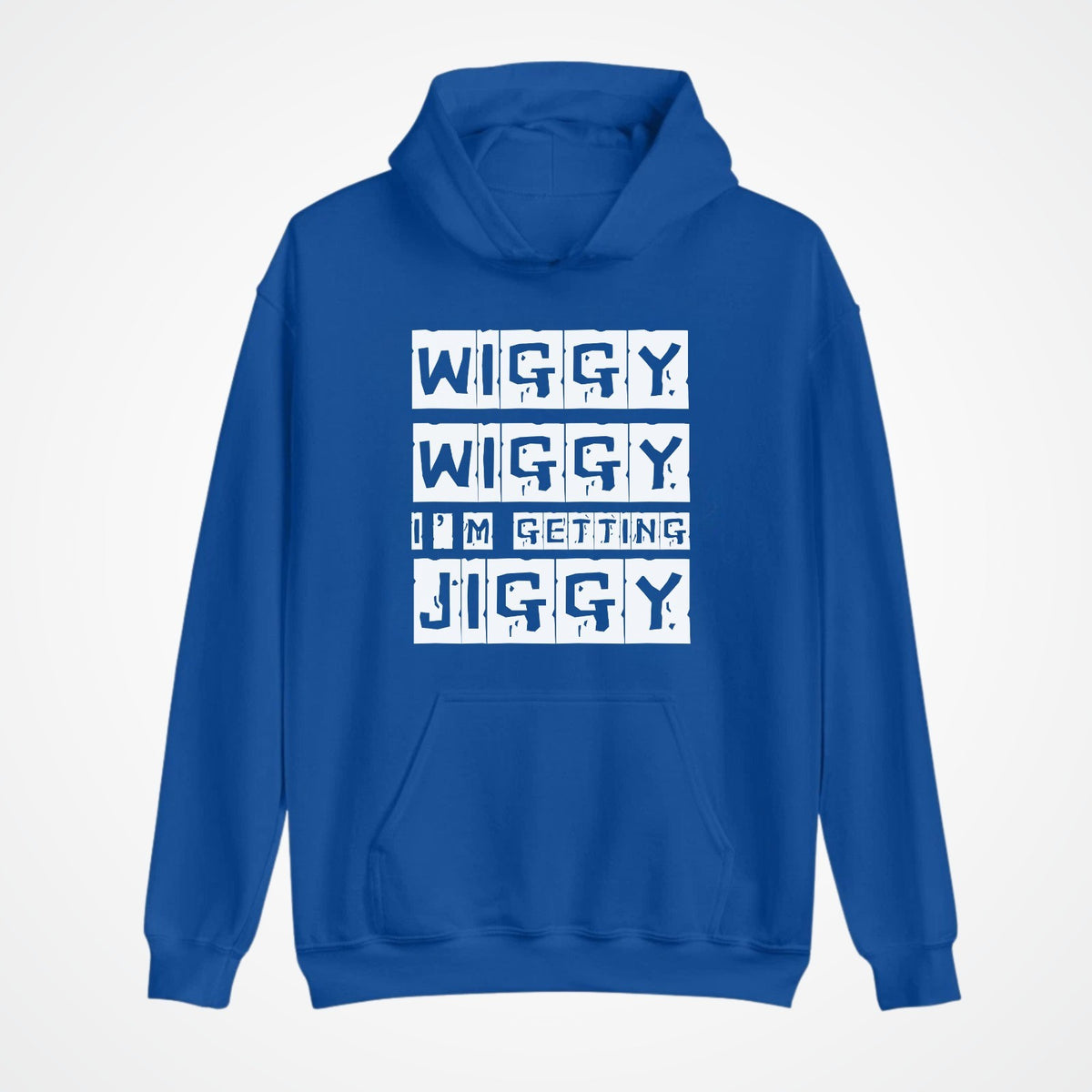 Wiggy Wiggy I’m Getting Jiggy Hoodie | Funny Streetwear Top | Size 3Y–4XL