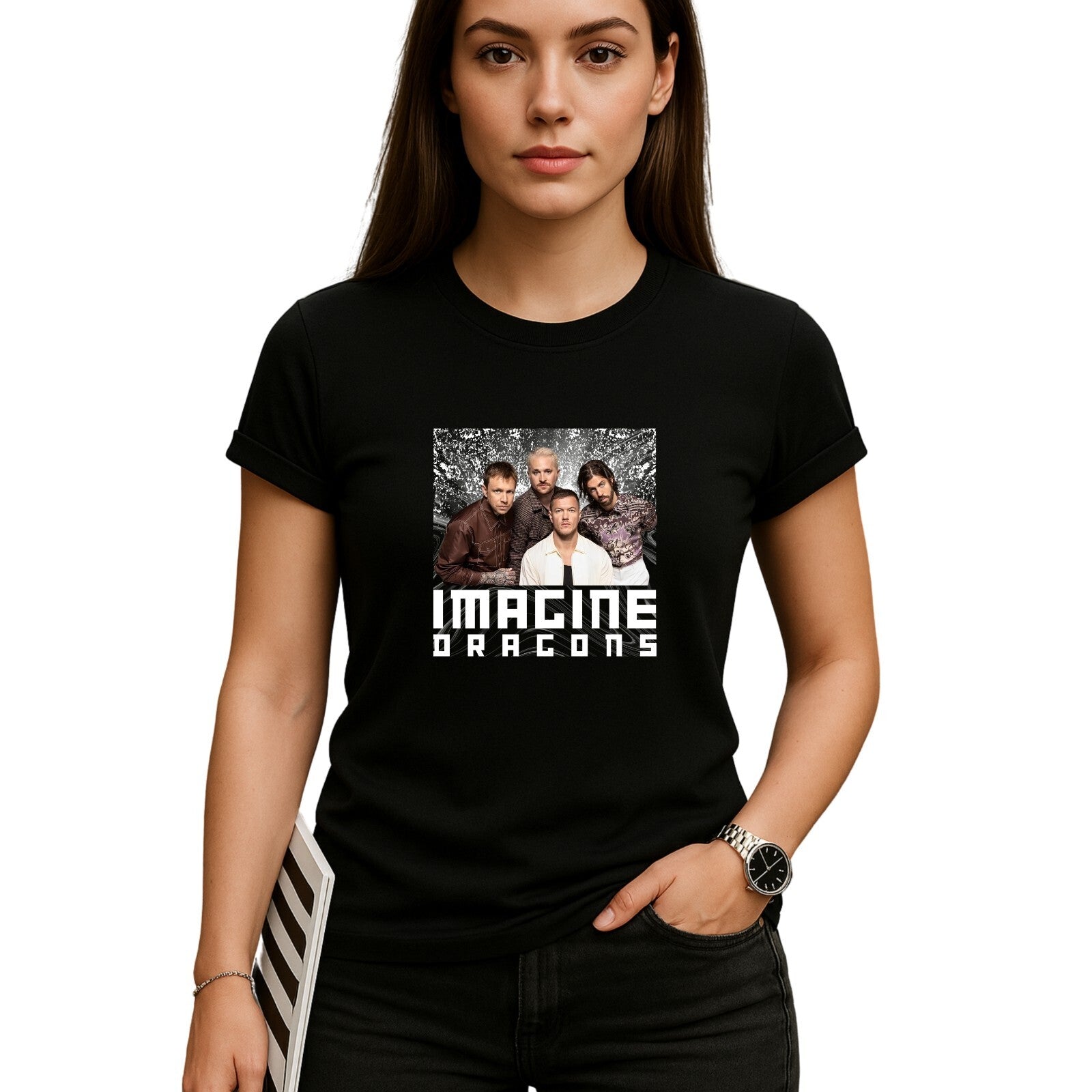 Modern Pop Rock Graphic T-Shirt | Colourful Concert Style Tee