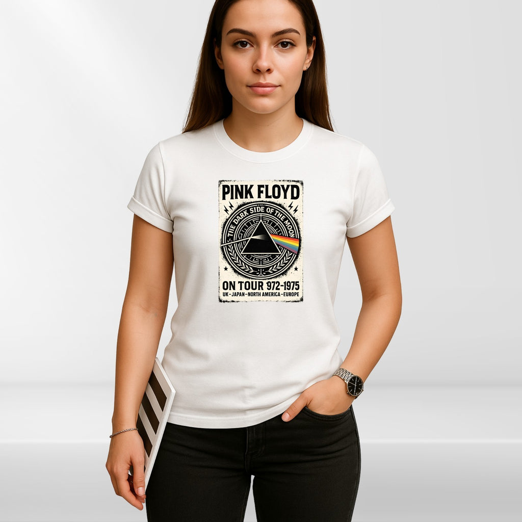 Floyd T Shirt Dark Side Of The Moon Pink Album Tee New 2025 Unisex Rainbow Shirt