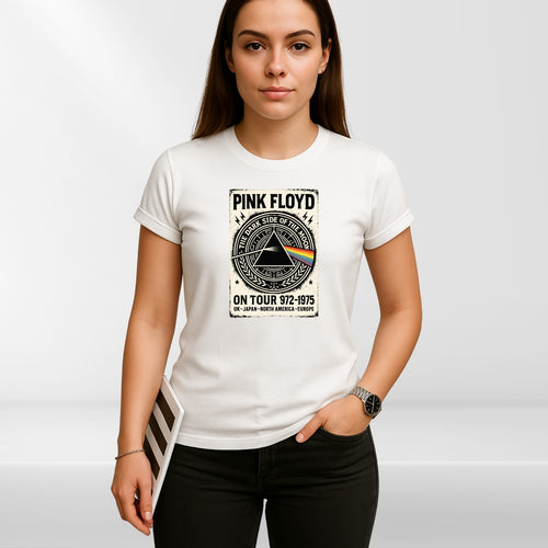 Floyd T Shirt Dark Side Of The Moon Pink Album Tee New 2025 Unisex Rainbow Shirt
