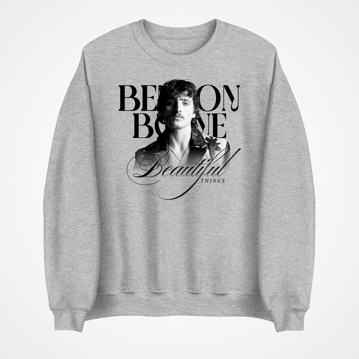 Benson Boone Beautiful Things Graphic Fans Unisex  Jumper , 3year  -5XL