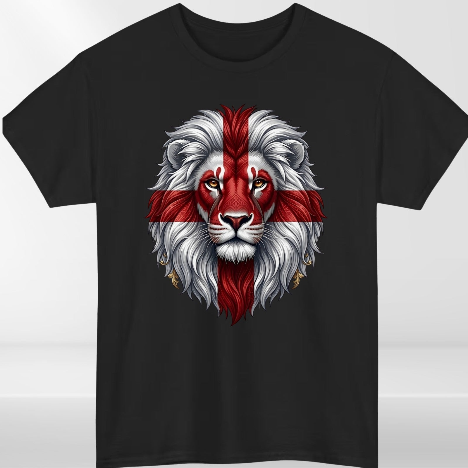 England 2026 Lion T Shirt St George Cross Football Fan Graphic Gift Tee UK