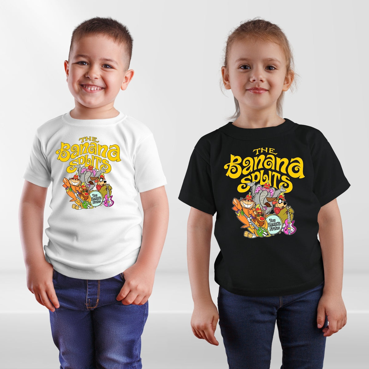 The Banana Splits Funny Cartoon Meme Animals Lover Gifts Vintage Unisex T-Shirt