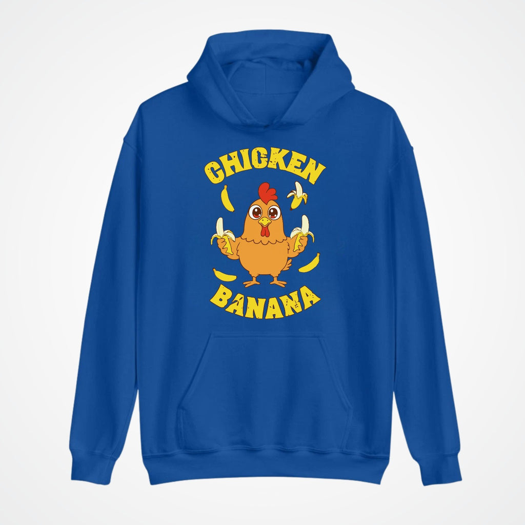 Chicken Banana Hoodie | Funny Meme Hoodie | Cute Cartoon Chicken Gift 3Y–4XL UK