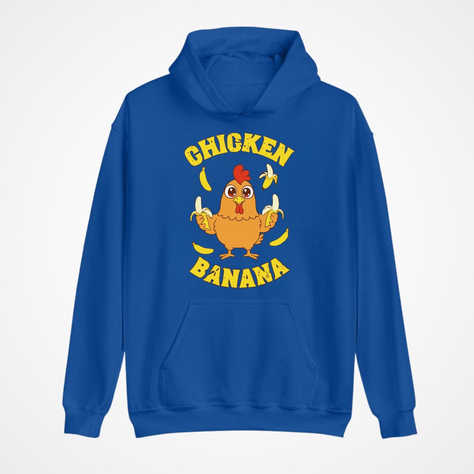 Chicken Banana Hoodie | Funny Meme Hoodie | Cute Cartoon Chicken Gift 3Y–4XL UK