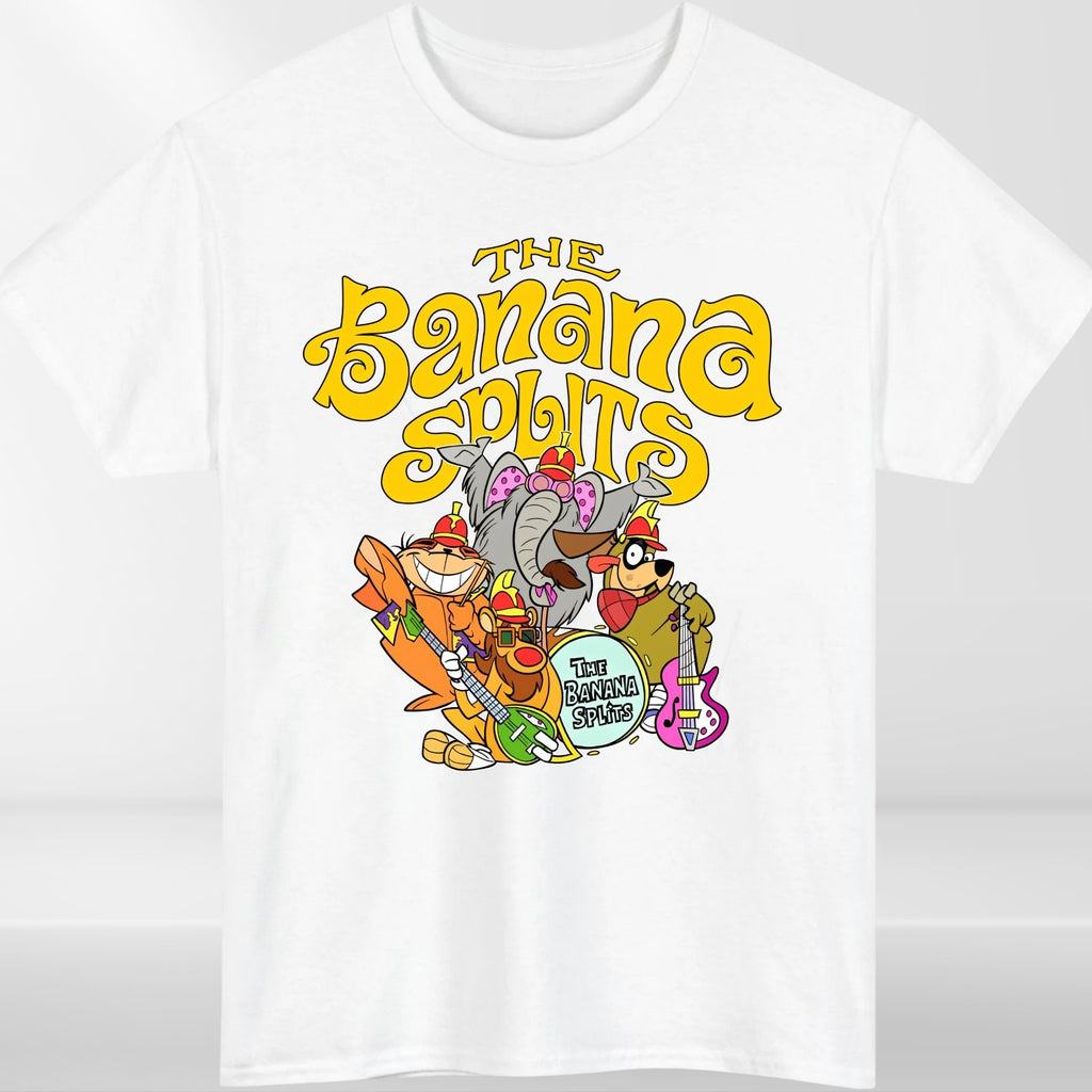 The Banana Splits Funny Cartoon Meme Animals Lover Gifts Vintage Unisex T-Shirt
