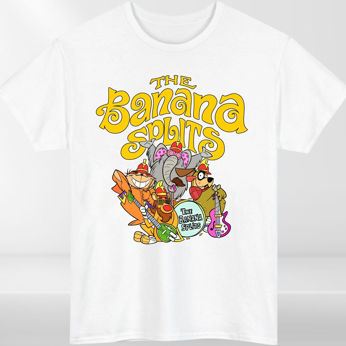 The Banana Splits Funny Cartoon Meme Animals Lover Gifts Vintage Unisex T-Shirt
