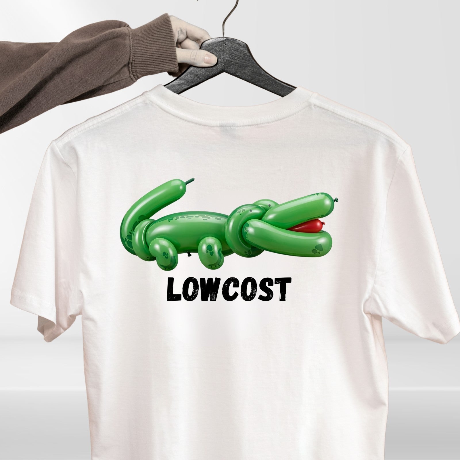 Funny Crocodile Parody T Shirt Balloon Graphic Novelty Unisex Gift Tee UK